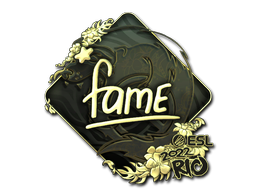 Sticker | fame (Gold) | Rio 2022