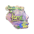 Sticker | fame (Holo, Champion) | Rio 2022 image 120x120