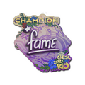 Sticker | fame (Champion) | Rio 2022 image 120x120