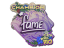 Sticker | fame