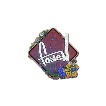 Sticker | faveN (Glitter) | Rio 2022 image 360x360