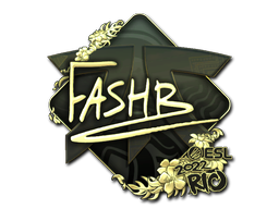 Sticker | FASHR (Gold) | Rio 2022
