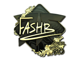 印花 | FASHR（金色）| 2022年里约热内卢锦标赛