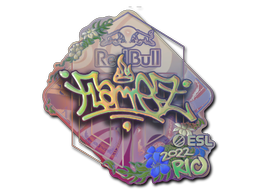 Sticker | FlameZ (Holo) | Rio 2022
