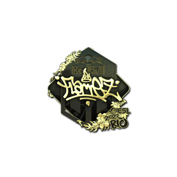 Sticker | FlameZ (Gold) | Rio 2022 image 360x360