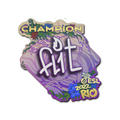 Sticker | FL1T (Champion) | Rio 2022 image 120x120