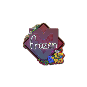 Sticker | frozen (Glitter) | Rio 2022 image 360x360