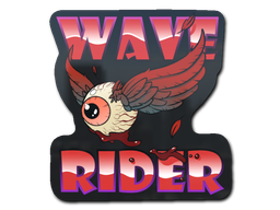 Klistremerke | Blood Moon Wave Rider