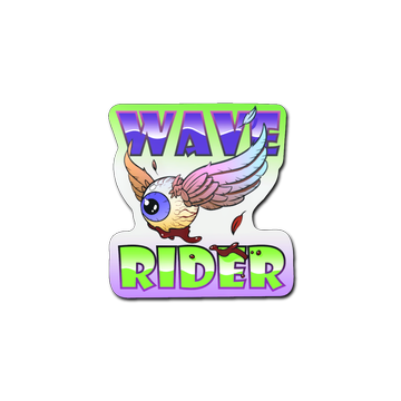 Sticker | Toxic Wave Rider image 360x360