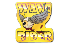 Sticker | Fools Gold Wave Rider