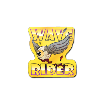 Sticker | Fools Gold Wave Rider image 360x360