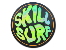 Klistremerke | Ocean Sunset Skill Surf (holo)