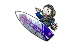 Sticker | Akihabara Accept Surf Ava (Foil)
