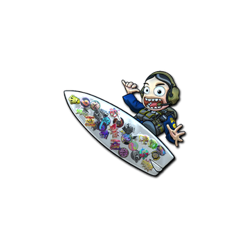 Sticker | Sticker Bomb Surf Ava (Foil) image 360x360