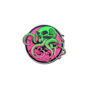 Sticker | Watermelon Tentaskull image 360x360