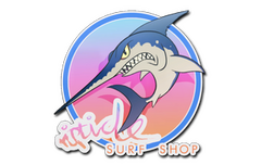 Sticker | Miami Stabbyfish