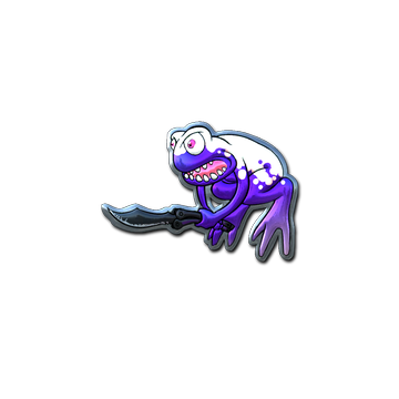Sticker | Ultraviolet Poison Frog (Foil) image 360x360