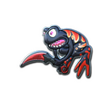 Sticker | Crimson Web Poison Frog (Foil) image 120x120