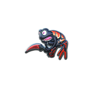 Sticker | Crimson Web Poison Frog (Foil) image 360x360