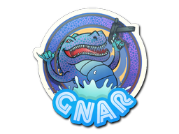 Sticker | Croco : bleu