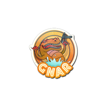 Sticker | Orange Gnar image 360x360