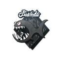 Sticker | Black Jaggyfish image 120x120