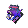 Sticker | Purple Jaggyfish image 120x120