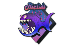 Sticker | Purple Jaggyfish