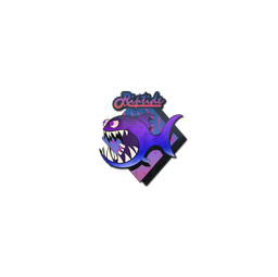 Sticker | Purple Jaggyfish