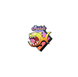 Sticker | Yellow Jaggyfish