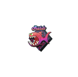 Sticker | Pink Jaggyfish