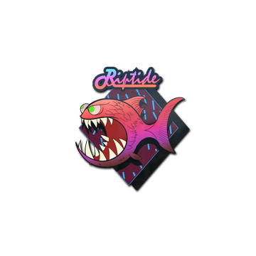 Sticker | Pink Jaggyfish image 360x360