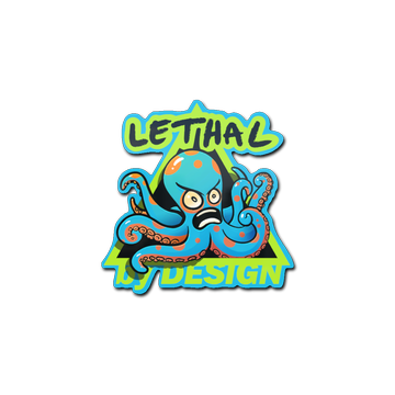 Sticker | Blue Lethal image 360x360