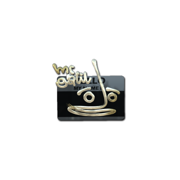 Sticker | Hello Galil AR (Gold) image 360x360