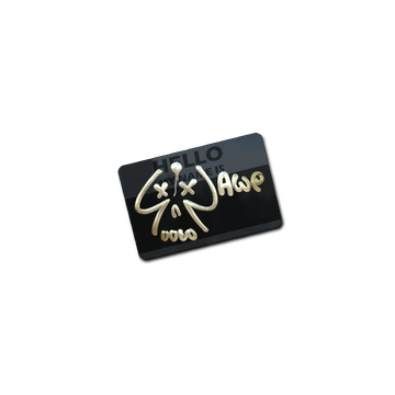 Sticker | Hello AWP (Gold) image 360x360