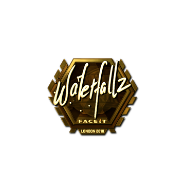 Sticker | waterfaLLZ (Gold) | London 2018 image 360x360