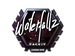 Стикер | waterfaLLZ (ламиниран) | London 2018