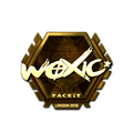 Sticker | woxic (Gold) | London 2018 image 120x120