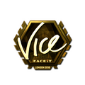 Sticker | vice (Gold) | London 2018 image 120x120