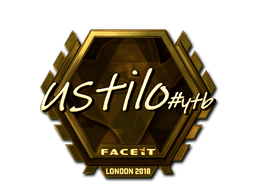 Sticker | USTILO (Gold) | London 2018