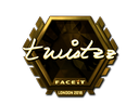 Autocolante | Twistzz (Gold) | Londres 2018