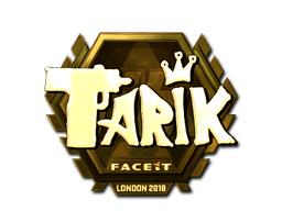 Sticker | tarik (Gold) | London 2018