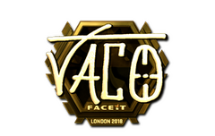 Sticker | TACO (Gold) | London 2018