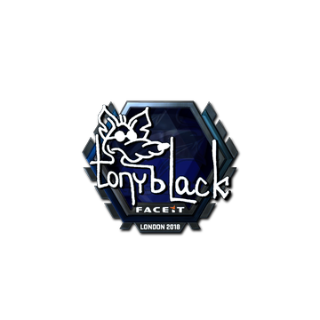 Sticker | tonyblack (Foil) | London 2018 image 360x360