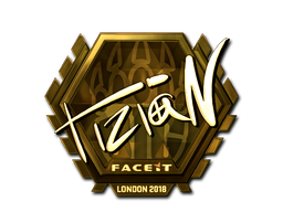 Adesivo | tiziaN (Dourado) | Londres 2018