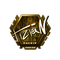 Sticker | tiziaN (Gold) | London 2018 image 120x120