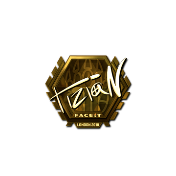 Sticker | tiziaN (Gold) | London 2018 image 360x360