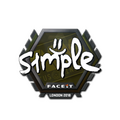 Sticker | s1mple | London 2018 image 120x120