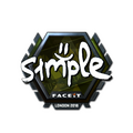 Sticker | s1mple (Foil) | London 2018 image 120x120