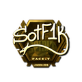 Sticker | S0tF1k (Gold) | London 2018 image 120x120